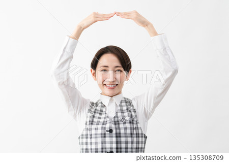 Young woman in office uniform Business image Young woman in office uniform Business image 135308709
