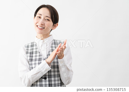 Young woman in office uniform Business image Young woman in office uniform Business image 135308715