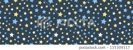 Night Sky Star Pattern Background 135309317