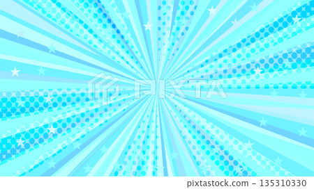 陽光網點藍色背景 135310330