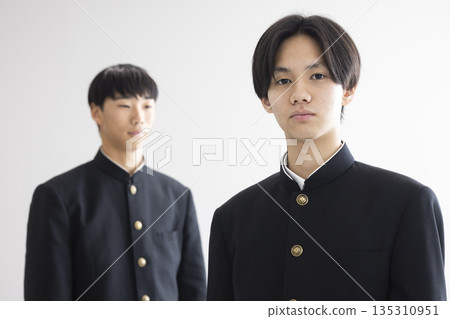 Male student in school uniform 135310951