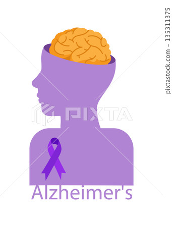 Alzheimer's and Brain awareness month health awareness vector illustration Alzheimer's and Brain awareness month health awareness vector illustration 135311375