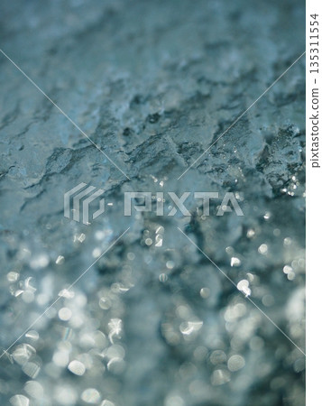 Snow and frozen ice 135311554