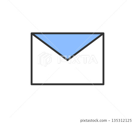 Simple email icon illustration vector Simple email icon illustration vector 135312125