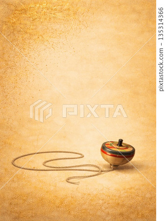 Traditional spinning tops 135314366