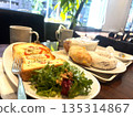 Delicious pizza toast set 135314867