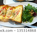 Pizza toast set 135314868