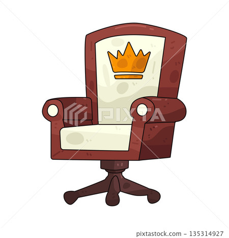 illustration of chairman chair illustration of chairman chair 135314927