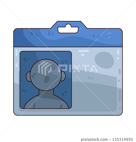 illustration of id card illustration of id card 135314950