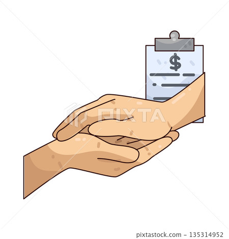 illustration of agreement  135314952