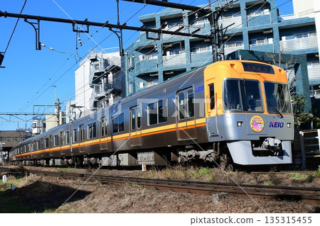 Keio 1000 series 1784F - New Year's holiday transport safety inspection - Inokashira Line Keio 1000 series 1784F - New Year's holiday transport safety inspection - Inokashira Line 135315455