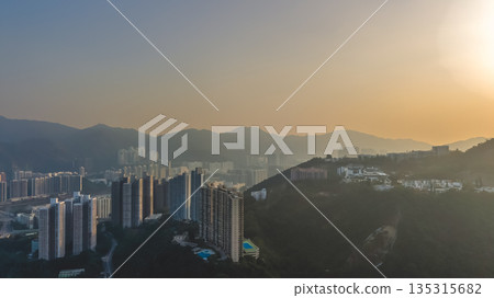 Dec 27 2025 a Ngong Tong Shan Overlooking Sha Tin New Town Landscape 135315682