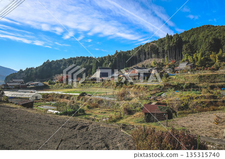 Nov 23 2025 Scenic Ohara Countryside Landscape in Rural Kyoto 135315740