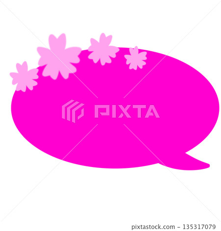 春櫻花對話框 春櫻花對話框 135317079