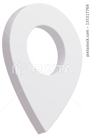 3D 影像地圖 pin_white 135317769