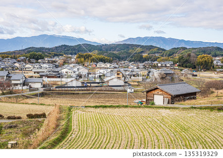 Rural scenery of Asuka Village, Nara Prefecture 135319329