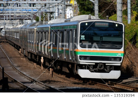 E231 series 1000 series Kotsu K-14 formation, Shonan-Shinjuku Line, Yamanote freight line 135319394