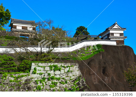 Usuki Castle: Daimon Tower and Chumon Tower Usuki Castle: Daimon Tower and Chumon Tower 135319396