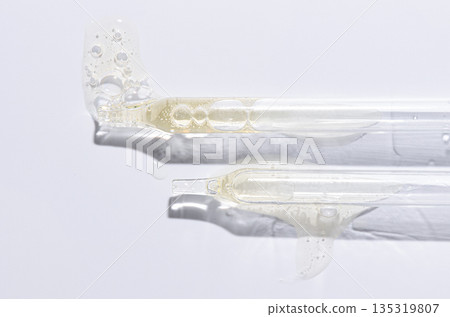 Liquid cosmetic product for the skin or medicine in a pipette. Liquid cosmetic product for the skin or medicine in a pipette. 135319807