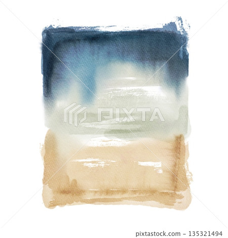 Soft Abstract Watercolor Gradient Background Art 135321494