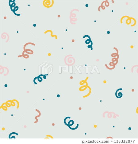 colorful confetti pattern 135322077