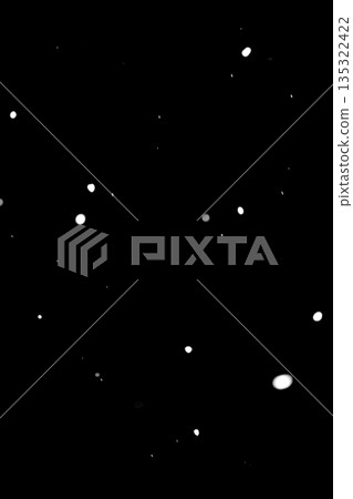 Snow particles texture on black background 135322422