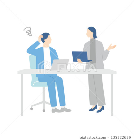 職場人士如果遇到溝通不良的問題，將會非常困擾。 135322659