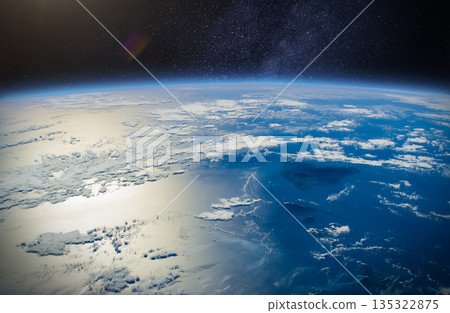 Planet Earth, view from space. Planet Earth, view from space. 135322875