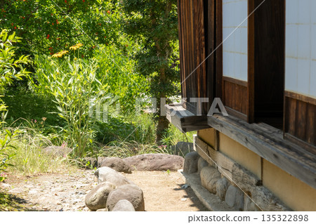 Hydrangea and Japanese house Hydrangea and Japanese house 135322898