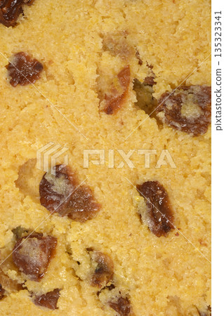 Macro texture of raw Zaletti cornmeal cookie Macro texture of raw Zaletti cornmeal cookie 135323341