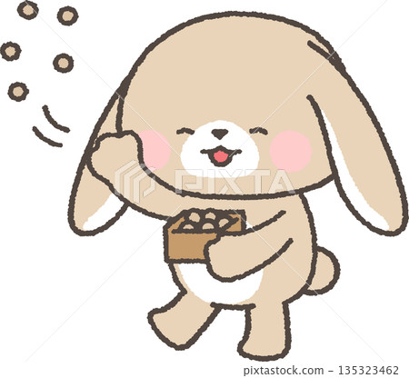 耷拉耳朵的兔子丟豆子 耷拉耳朵的兔子丟豆子 135323462