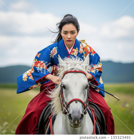 日本公主騎著白馬 135323491