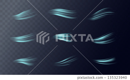 Snow ice swirl  135323940