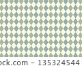 Sophisticated argyle check: a seamless pattern in soft tones 135324544