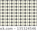 Classic argyle pattern, elegant gray and beige geometric pattern, minimalist design background material 135324546