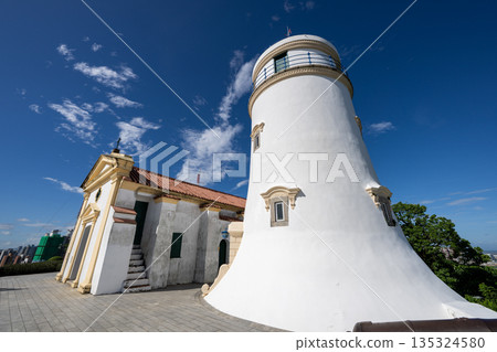 Macau World Heritage Sites: Guia Fortress Lighthouse and Basilica of Our Lady of the Snow Macau World Heritage Sites: Guia Fortress Lighthouse and Basilica of Our Lady of the Snow 135324580