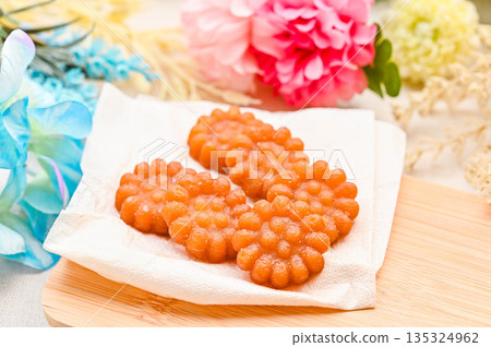 Korean traditional sweets, Yakgwa Korean traditional sweets, Yakgwa 135324962