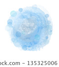 Watercolor background material circle 135325006
