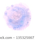 Watercolor background material circle 135325007