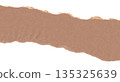 撕碎的牛皮紙，撕紙背景裝飾，拼貼材料，畫框，紋理 135325639
