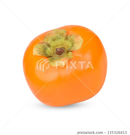 Persimmon fruit isolated on white background Persimmon fruit isolated on white background 135326813