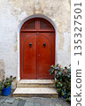 Traditional gate in the old town, Bizerte, Tunisia 135327501