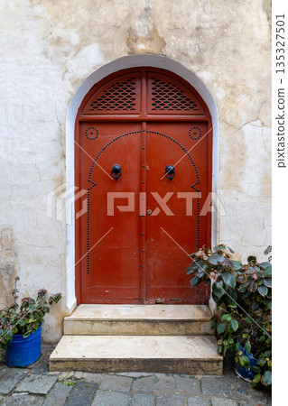 Traditional gate in the old town, Bizerte, Tunisia Traditional gate in the old town, Bizerte, Tunisia 135327501