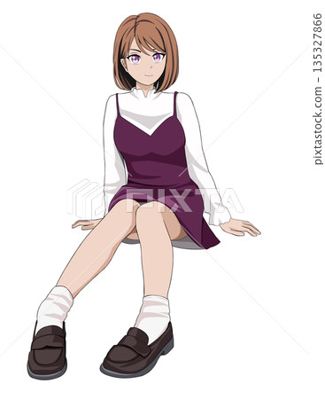 女人坐 女人坐 135327866
