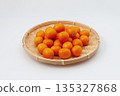 Kumquat tray colander white background 135327868