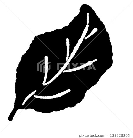 Hand-drawn monochrome illustrations of basil (frames, wreaths, patterns, etc.) 135328205