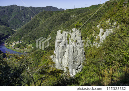 岡山縣高橋市的梅奧托岩 135328882
