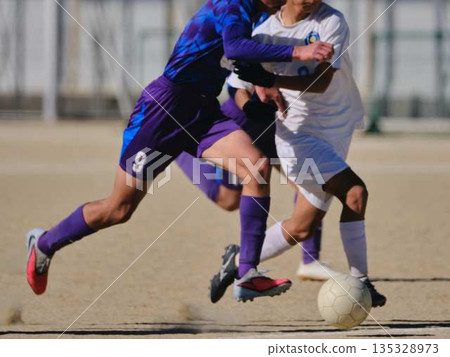 Soccer team practice Soccer team practice 135328973