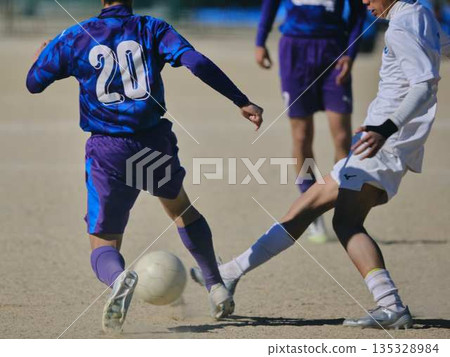 Soccer team practice Soccer team practice 135328984