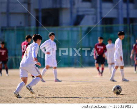 Soccer team practice Soccer team practice 135329023